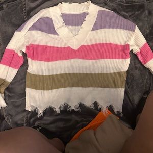 Stripe sweater